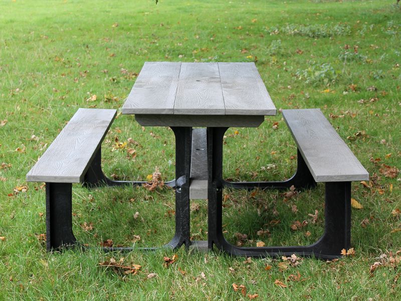 Eco Picnic Table 1.8m-Garden Furniture Centre-MidInstock,instock,MidRange,Benches,Outdoor Furniture,Picnic Tables,Eco Bench Range,Recycled Eco-Benches-{collection_title}