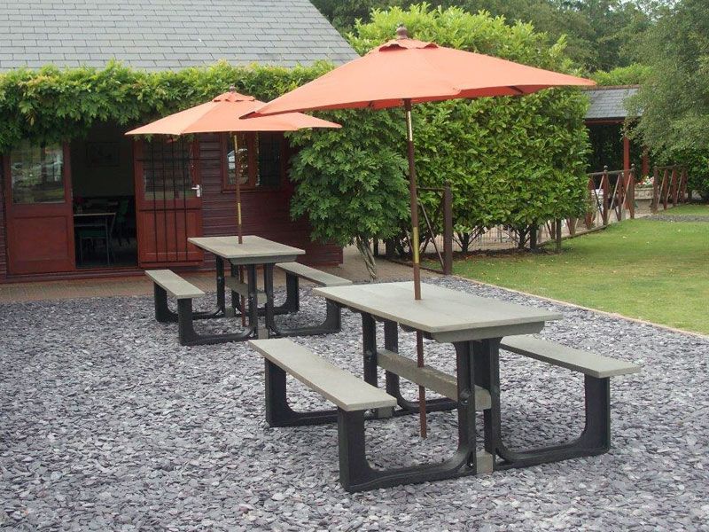 Eco Picnic Table 1.8m-Garden Furniture Centre-MidInstock,instock,MidRange,Benches,Outdoor Furniture,Picnic Tables,Eco Bench Range,Recycled Eco-Benches-{collection_title}