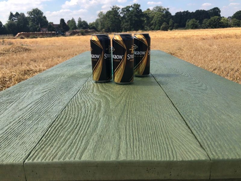 Eco Picnic Table 1.2m-Garden Furniture Centre-MidInstock,instock,MidRange,Benches,Outdoor Furniture,Picnic Tables,Eco Bench Range,Recycled Eco-Benches-{collection_title}