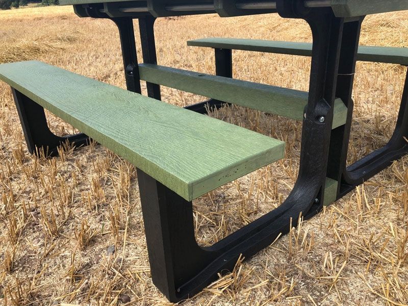 Eco Picnic Table 1.2m-Garden Furniture Centre-MidInstock,instock,MidRange,Benches,Outdoor Furniture,Picnic Tables,Eco Bench Range,Recycled Eco-Benches-{collection_title}