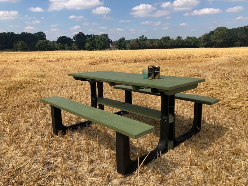Eco Picnic Table 1.2m-Garden Furniture Centre-MidInstock,instock,MidRange,Benches,Outdoor Furniture,Picnic Tables,Eco Bench Range,Recycled Eco-Benches-{collection_title}