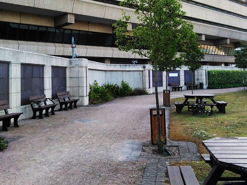 Eco Park Bench Arms 1.5m-Garden Furniture Centre-MidInstock,instock,MidRange,Active,park benches,Benches,Outdoor Furniture,Eco Bench Range,Recycled Eco-Benches,Memorial Benches-{collection_title}