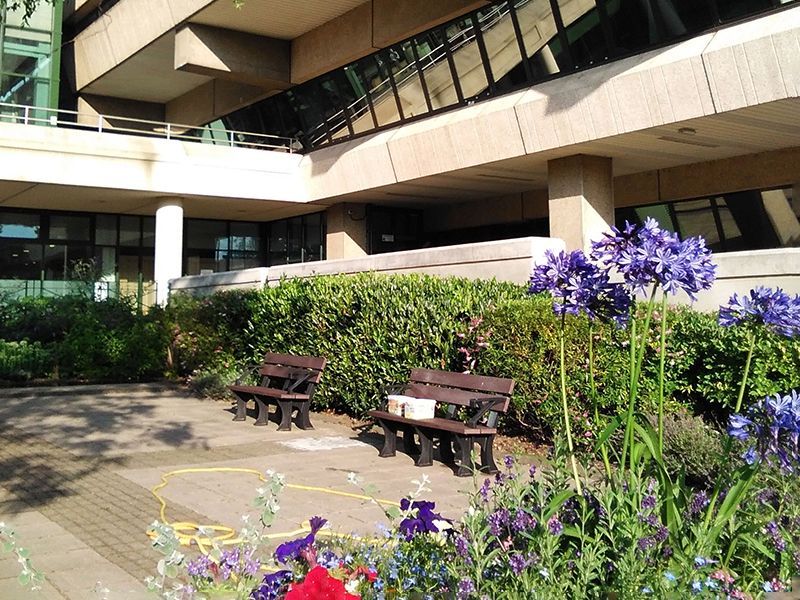 Eco Park Bench Arms 1.5m-Garden Furniture Centre-MidInstock,instock,MidRange,Active,park benches,Benches,Outdoor Furniture,Eco Bench Range,Recycled Eco-Benches,Memorial Benches-{collection_title}