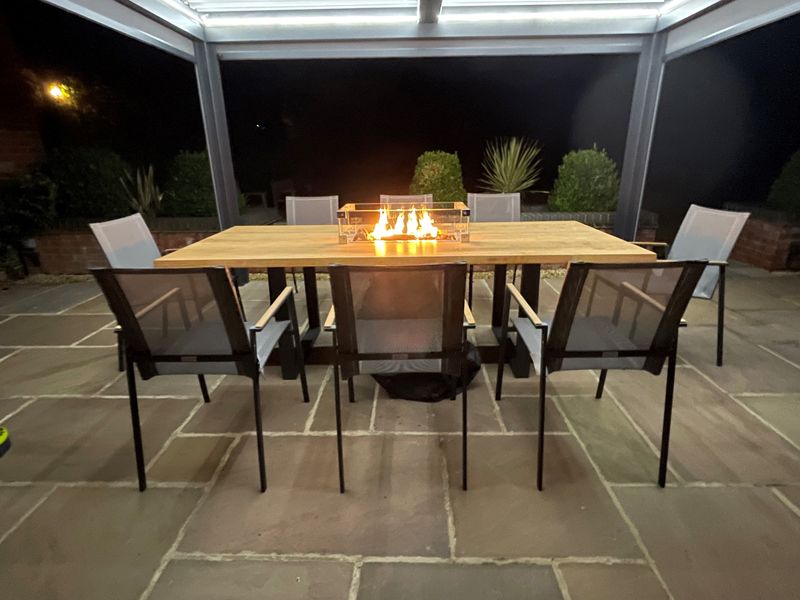 Edge Teak 8 Chair Set | FSC® Certified
