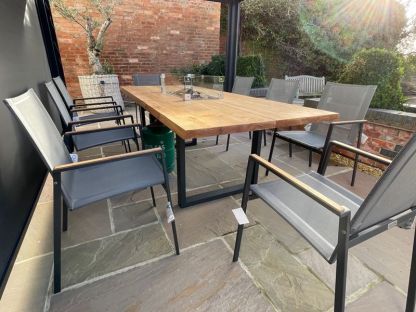 Edge Teak 8 Chair Set | FSC® Certified