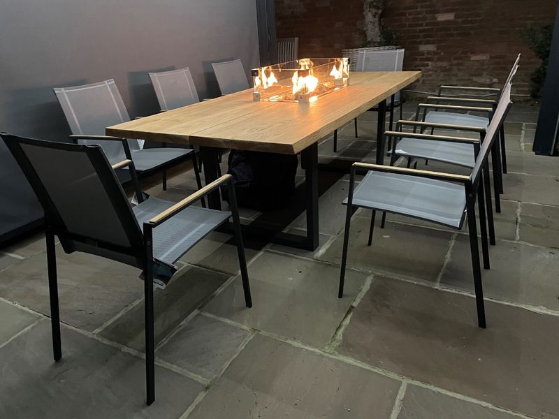 Edge Teak 8 Chair Set | FSC® Certified