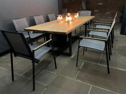 Edge Teak 8 Chair Set | FSC® Certified