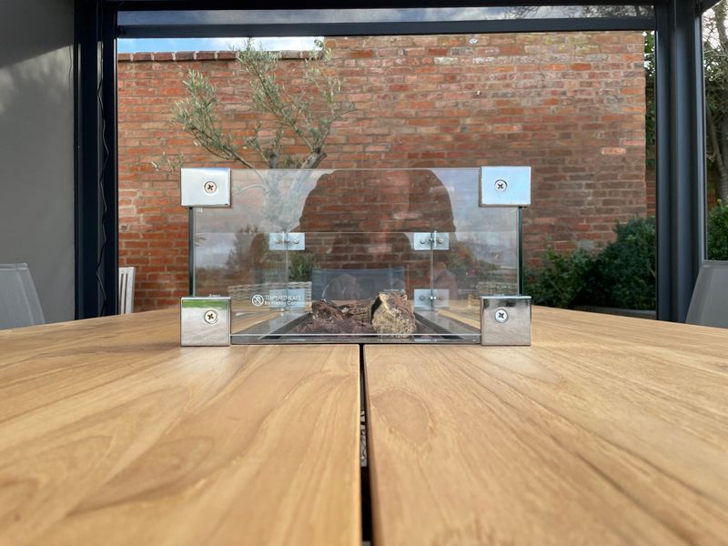 Edge Teak 8 Chair Set | FSC® Certified-Garden Furniture Centre-HighRange,Metal,Tables,Dining Set,Teak Garden Furniture,Metal Furniture,Outdoor Dining,Outdoor Furniture,FSC®-{collection_title}