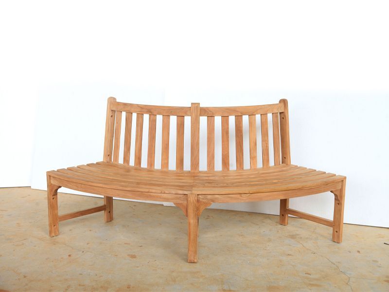 Medium Circular Tree Bench-Garden Furniture Centre-HighRange,park benches,Benches,Outdoor Furniture,Teak Benches Benches,Tree Benches,Curved Benches-{collection_title}