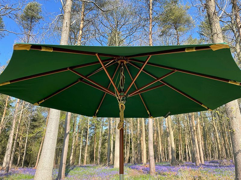 Emerald 3M Dia Parasol | FSC® Certified-Garden Furniture Centre-48Hour Dispatch,LowRange,Commercial Parasols,Parasols,FSC®,Stand Alone Parasols Parasols,Stand Alone Parasols,Round-{collection_title}
