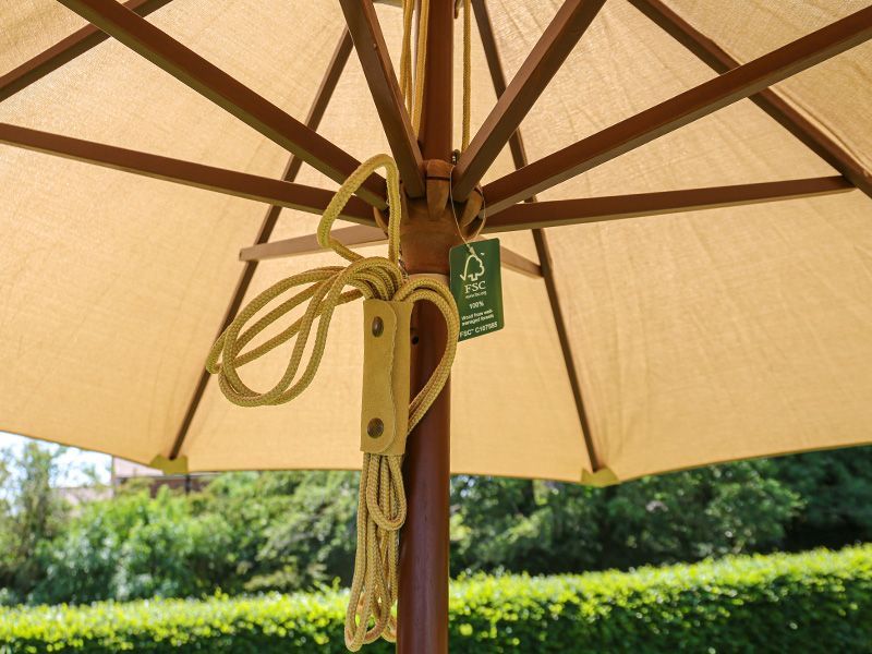 Emerald 3M Dia Parasol | FSC® Certified-Garden Furniture Centre-48Hour Dispatch,LowRange,Commercial Parasols,Parasols,FSC®,Stand Alone Parasols Parasols,Stand Alone Parasols,Round-{collection_title}