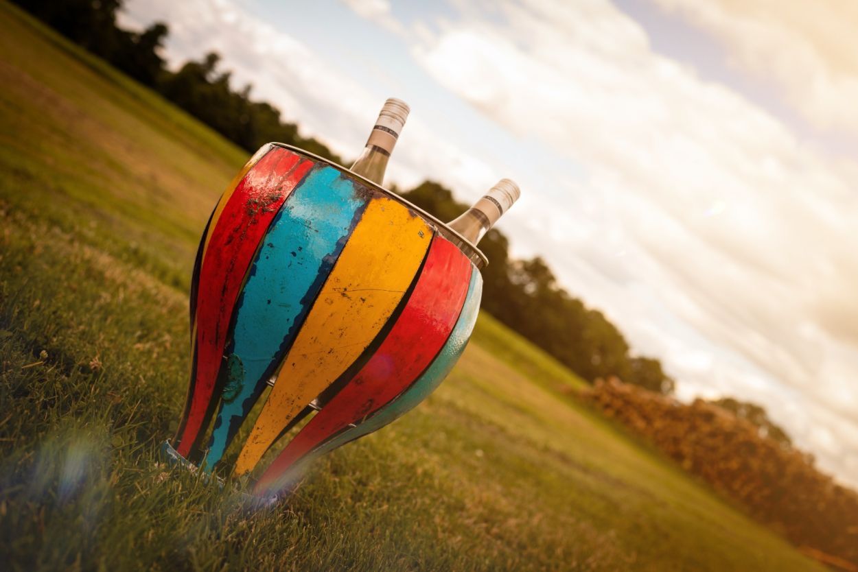 Bowl Me Over Wine Chiller -Garden Furniture Centre-48Hour Dispatch,LowRange,Under 100,Information,Amazon Trade Account,Ornaments Accessories,Ornaments,Accessories,Ranges,Think Outside Range,Metal Garden Ornaments,Novelty Drinks Coolers,Think Outside Range Ranges-{collection_title}