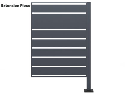 Galvanized Steel Wheelie Bin Screen | Modular | Pre-Order