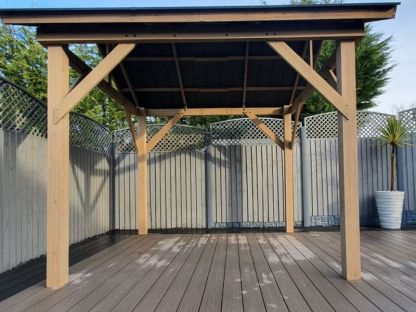 Cedar Gazebo 3.6m x 3.2m | FSC® Certified