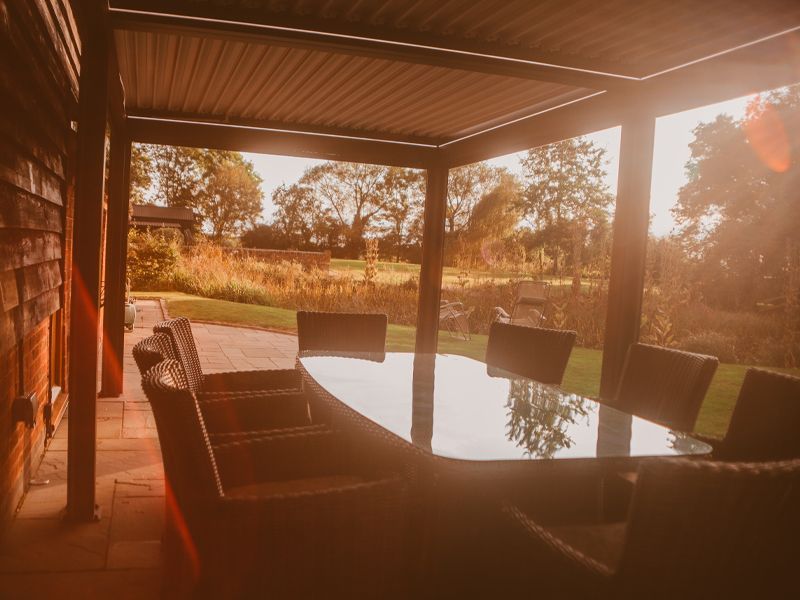 Eclipse 6 X 3m LED Motorised Pergola | Free Standing