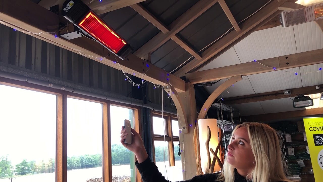 Remote Control Wall Heater with Oscillation