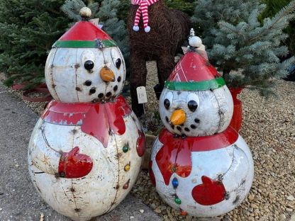 Festive Snowman Sculpture Large