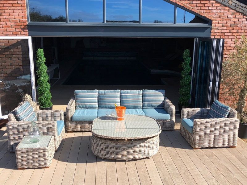 Fiji Extra Large Double Sofa Suite-Garden Furniture Centre-HighRange,Outdoor Lounging,Outdoor Furniture,Rattan Furniture,Fiji Range,Lounge Suites & Sets-{collection_title}