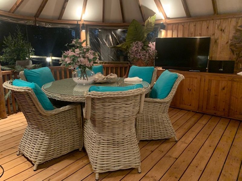 Fiji 6 Chair Dining Set-Garden Furniture Centre-HighRange,Tables,Dining Set,Rattan,Rattan Furniture,Fiji Range,Outdoor Dining,Spring & Summer Sale,Autumn & Winter Sale-{collection_title}