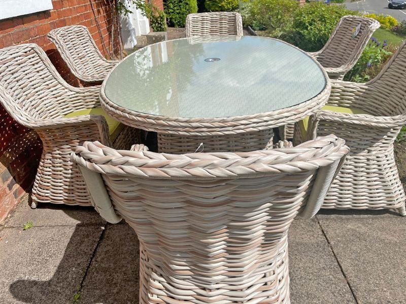 Fiji Oval 6 Chair Set-Garden Furniture Centre-HighRange,Tables,Dining Set,Rattan,Rattan Furniture,Fiji Range,Outdoor Dining-{collection_title}