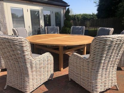 Fiji 8 Chair Dining Set | With Malvern 2.1M FSC® Certified Table