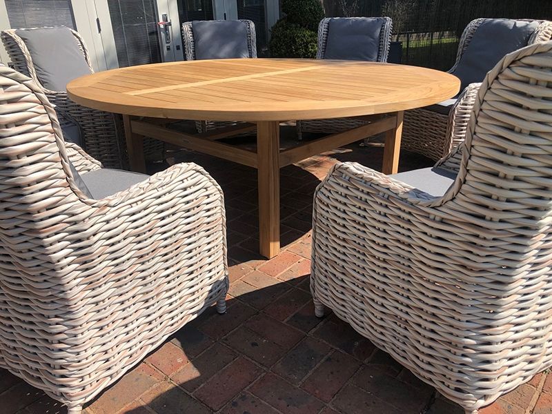 Fiji 8 Chair Dining Set | With Malvern 2.1M FSC® Certified Table