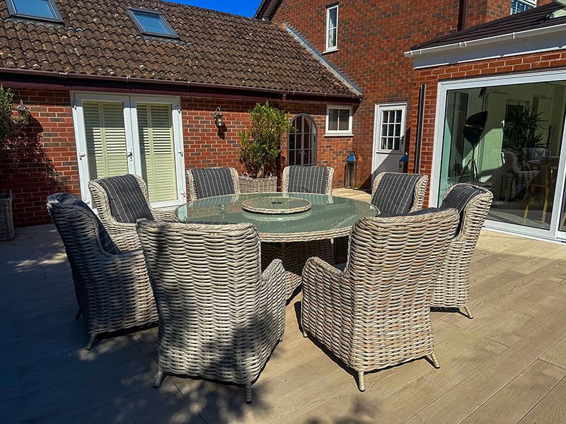 Fiji 8 Chair Dining Set-Garden Furniture Centre-HighRange,Rattan,Tables,Dining Set,Outdoor Furniture,Rattan Furniture,Fiji Range,Outdoor Dining-{collection_title}