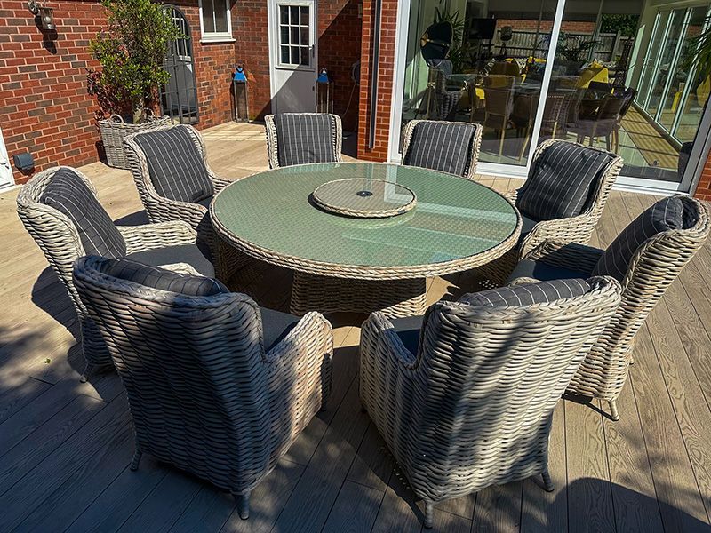 Fiji 8 Chair Dining Set-Garden Furniture Centre-HighRange,Rattan,Tables,Dining Set,Outdoor Furniture,Rattan Furniture,Fiji Range,Outdoor Dining-{collection_title}