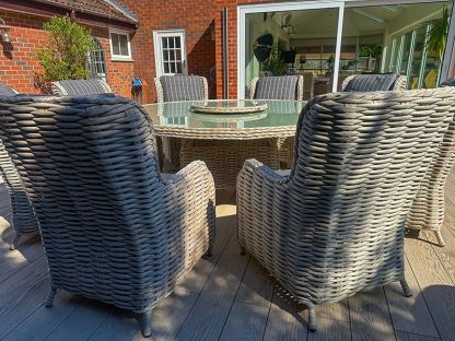 Fiji 8 Chair Dining Set