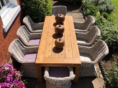 Fiji 8 Chair Rectangular Dining Set
