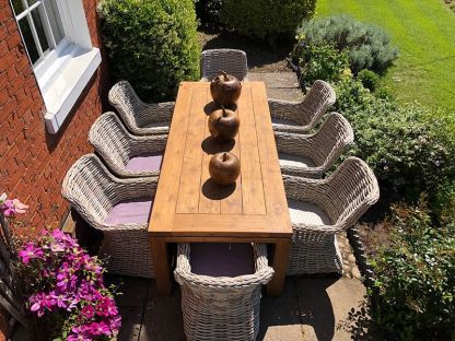 Fiji 8 Chair Rectangular Dining Set