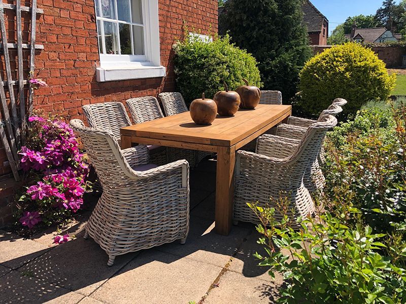 Fiji 8 Chair Rectangular Dining Set