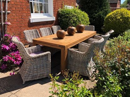 Fiji 8 Chair Rectangular Dining Set