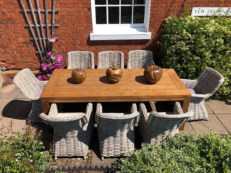 Fiji 8 Chair Rectangular Dining Set