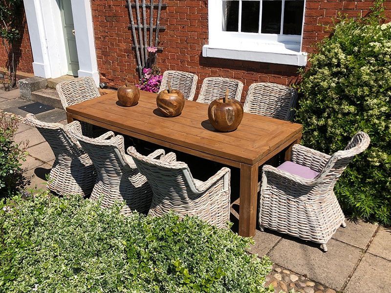 Fiji 8 Chair Rectangular Dining Set