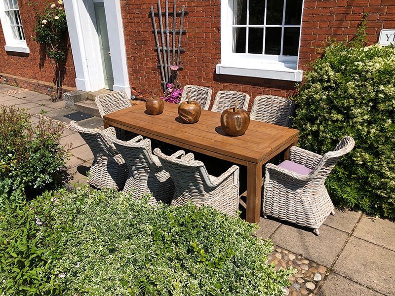 Fiji 8 Chair Rectangular Dining Set