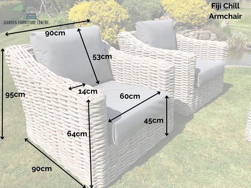 Fiji Chill Armchair | Fiji Chill Range-Garden Furniture Centre-MidRange,Outdoor Lounging,Outdoor Furniture,Rattan Furniture,Fiji Range,Rattan,Rattan Chairs,Fiji-{collection_title}