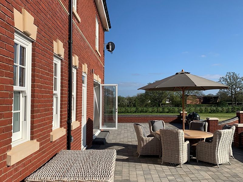 Fiji 6 Chair Chunky Dining Set-Garden Furniture Centre-HighRange,Teak,Tables,Dining Set,Rattan,Rattan Furniture,Fiji Range,Outdoor Dining-{collection_title}