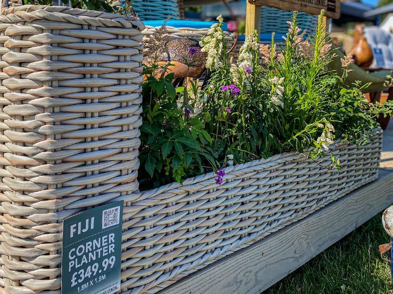 Fiji Corner Planter-Garden Furniture Centre-MidInstock,instock,MidRange,Garden Planters,Rattan,Ornaments Accessories,Accessories,Fiji-{collection_title}