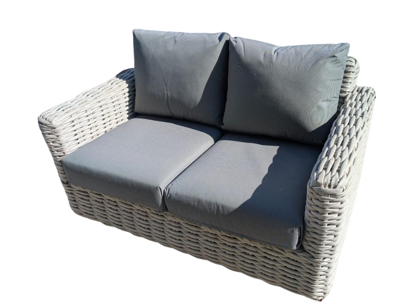 Fiji 2 Seater Sofa Bianco | Limited Edition-Garden Furniture Centre-Outdoor Furniture,Fiji,Sofa,Rattan Sofas,Outdoor Sale,Sale-{collection_title}