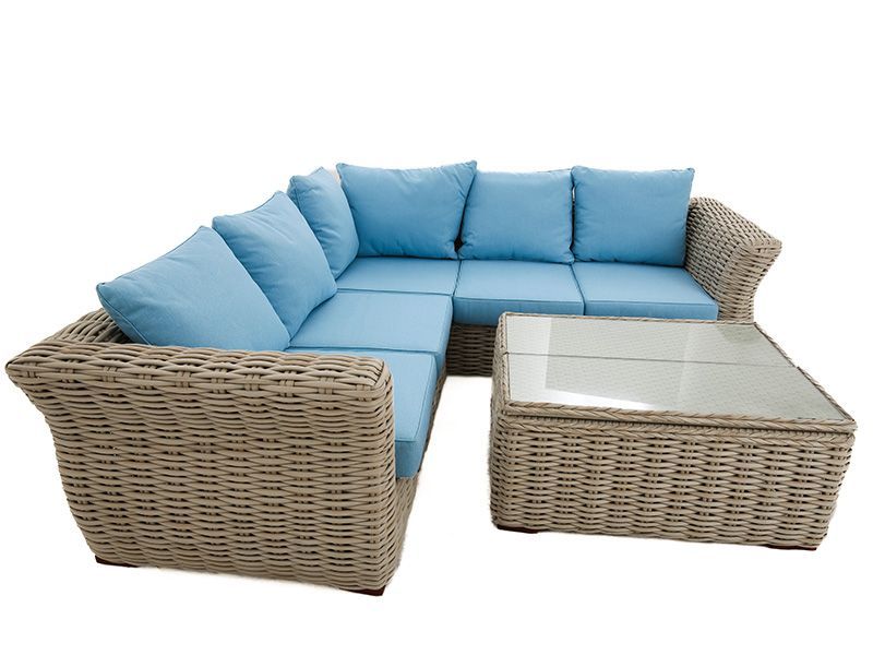 Fiji Wave Corner Sofa Set-Garden Furniture Centre-HighRange,Outdoor Lounging,Rattan,Outdoor Furniture,Rattan Furniture,Fiji Range,Corner Lounge Units,Rattan Sets,Rattan Sofas,Fiji,Fiji Wave-{collection_title}