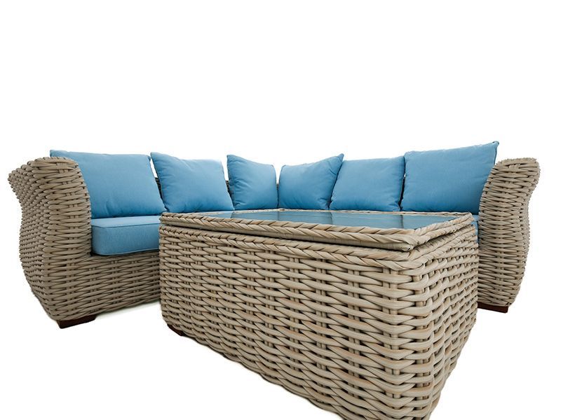 Fiji Wave Corner Sofa Set-Garden Furniture Centre-HighRange,Outdoor Lounging,Rattan,Outdoor Furniture,Rattan Furniture,Fiji Range,Corner Lounge Units,Rattan Sets,Rattan Sofas,Fiji,Fiji Wave-{collection_title}