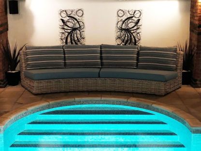 Armless Fiji Curved Sofa 