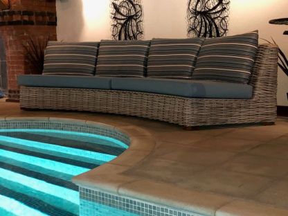 Armless Fiji Curved Sofa 