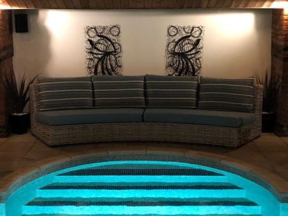 Armless Fiji Curved Sofa 