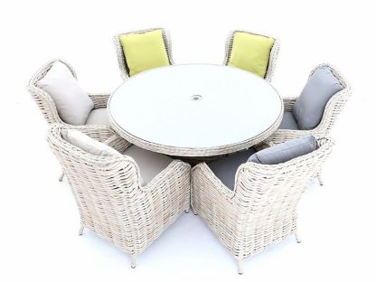 Fiji Round Dining Armchair Set