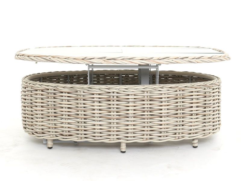 Fiji Extending Coffee Table - Oval-Garden Furniture Centre-MidRange,Rattan,Outdoor Furniture,Rattan Furniture,Fiji Range,Tables,Fiji,Rattan Tables-{collection_title}