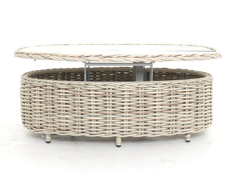 Fiji Extending Coffee Table - Oval-Garden Furniture Centre-MidRange,Rattan,Outdoor Furniture,Rattan Furniture,Fiji Range,Tables,Fiji,Rattan Tables-{collection_title}