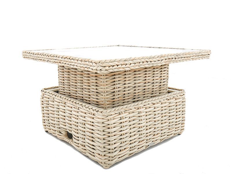 Fiji Extending Coffee Table | Square-Garden Furniture Centre-MidInstock,instock,MidRange,Rattan,Outdoor Furniture,Rattan Furniture,Fiji Range-{collection_title}