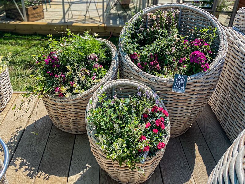 Fiji Flower Baskets -Garden Furniture Centre-MidInstock,instock,LowRange,MidRange,Under 100,Storage Accessories,Outdoor Furniture,Rattan Furniture,Accessories,Outdoor Storage,Garden Planters,Fiji Range,Rattan,Ornaments Accessories,Fiji-{collection_title}